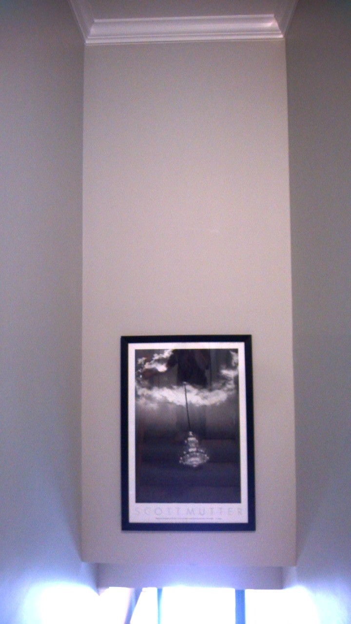 Finally hung the picture in the stairway