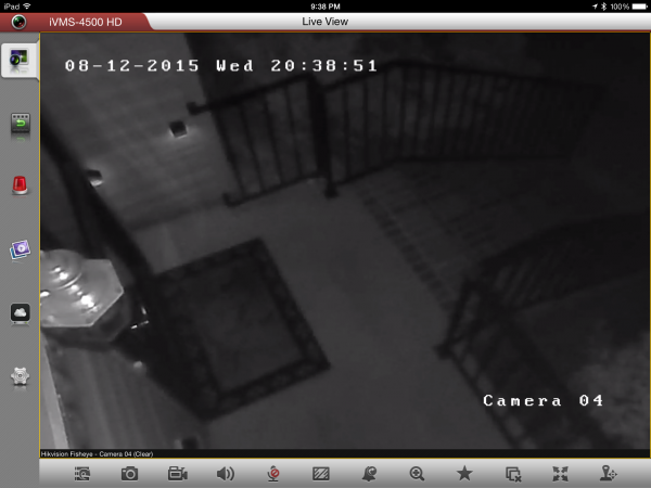 Hikvision DS-2CD6362F-IV in iVMS-4500 HD Night Vision