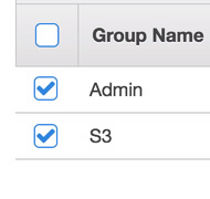 AWS Add User to Groups